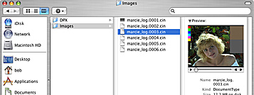Cineon File in Finder