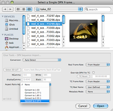 FCP import