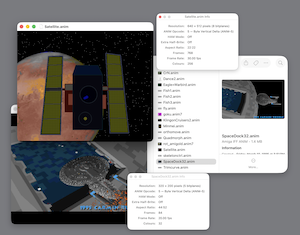 Amiga ANIM player app with file information